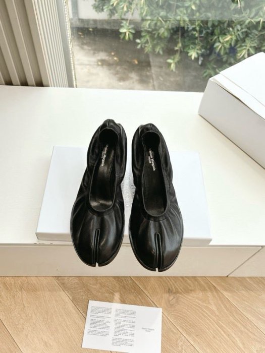 Туфли кожаные с раздвоенным носком фото 8