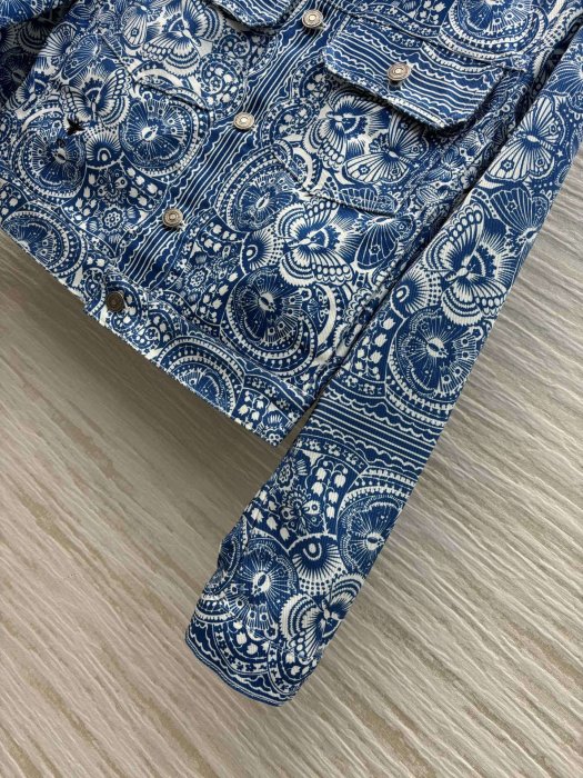 Jacket denim women's Butterfly Paisley фото 6