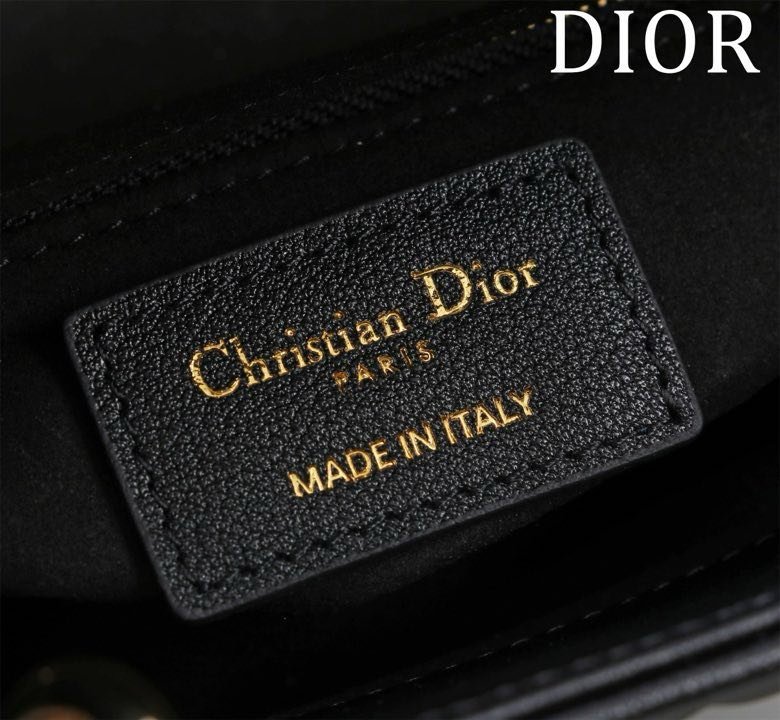 Сумка кожаная Lady Dior 17 см фото 9