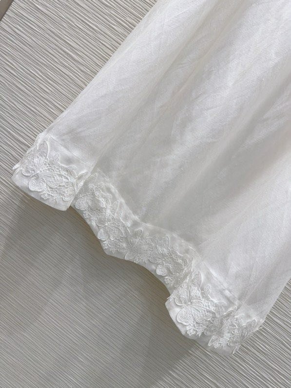 Спідниця лляна біла фото 4