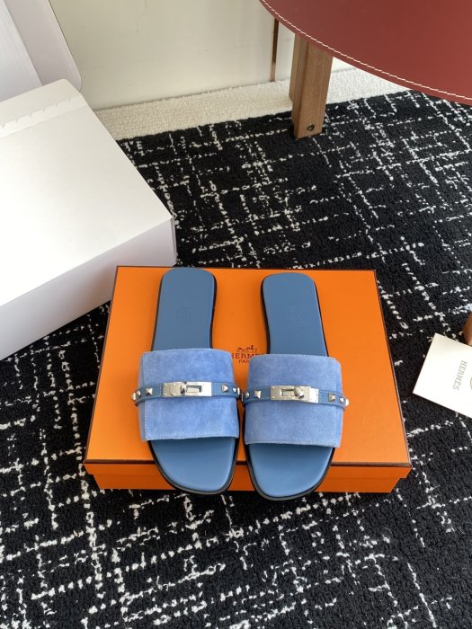 Шлепанцы женские Hermes Kelly