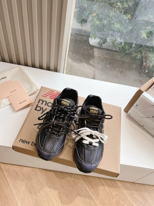 Sneakers leather Miu Miu x New Balance