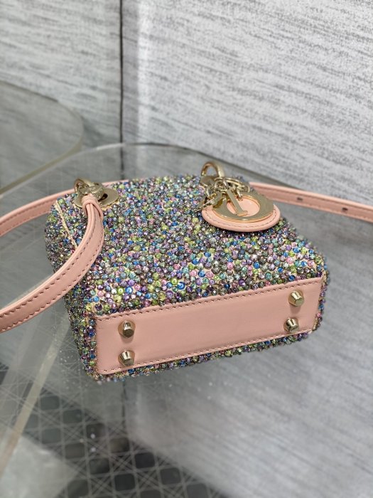 A bag women's Lady Dior Micro 12 cm фото 7