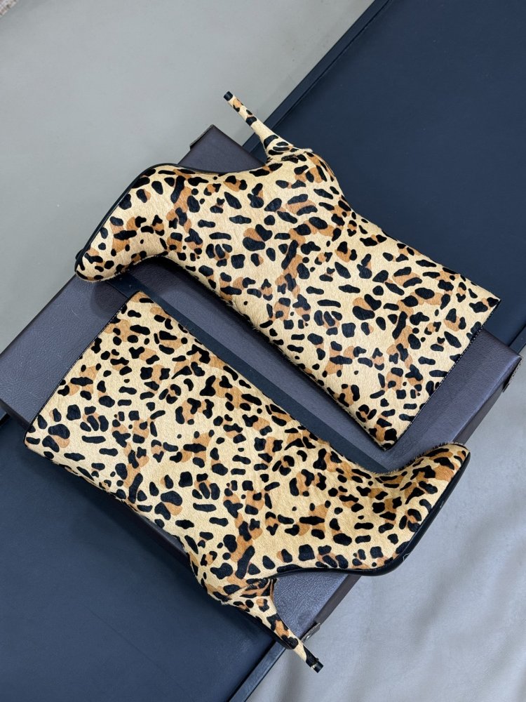 Ботильоны на высоком каблуке фото 4