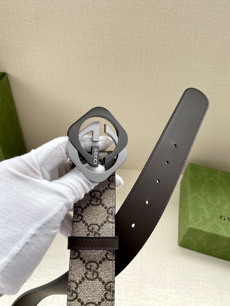 Belt leather 40 mm фото 6