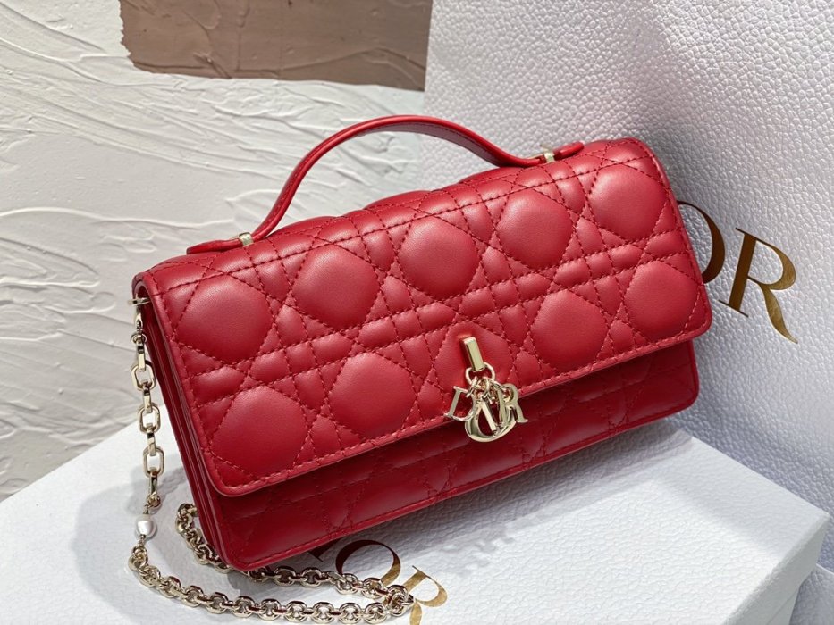 A bag women's Lady Dior 21 cm фото 3
