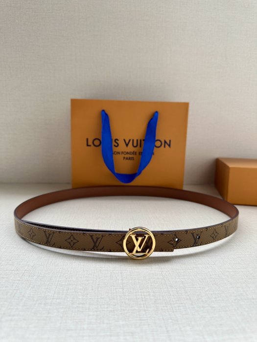 Belt leather female LV Iconic 2 cm