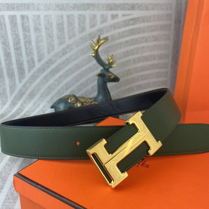 Belt leather 3.8 cm фото 6