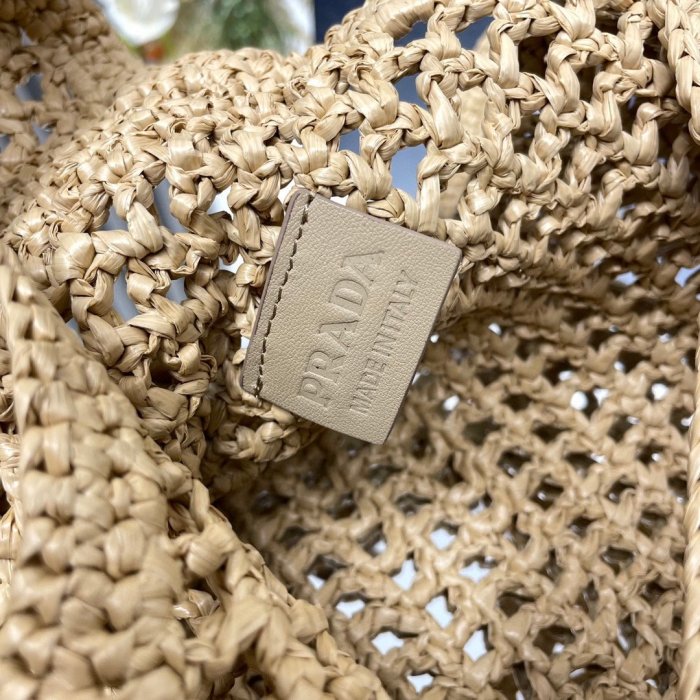 A bag тоут wicker of рафии 51 cm фото 9