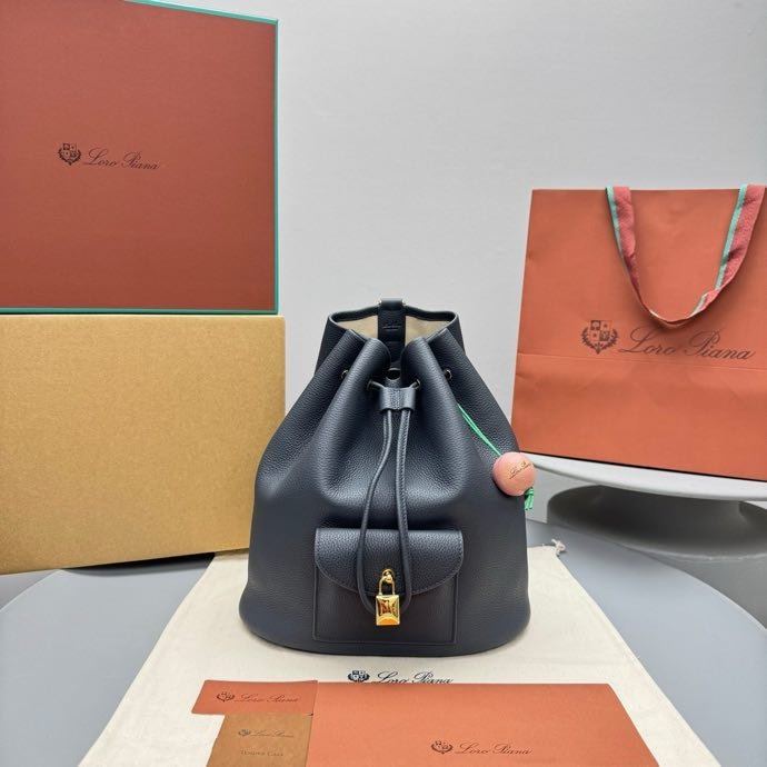 Backpack leather female 26 cm