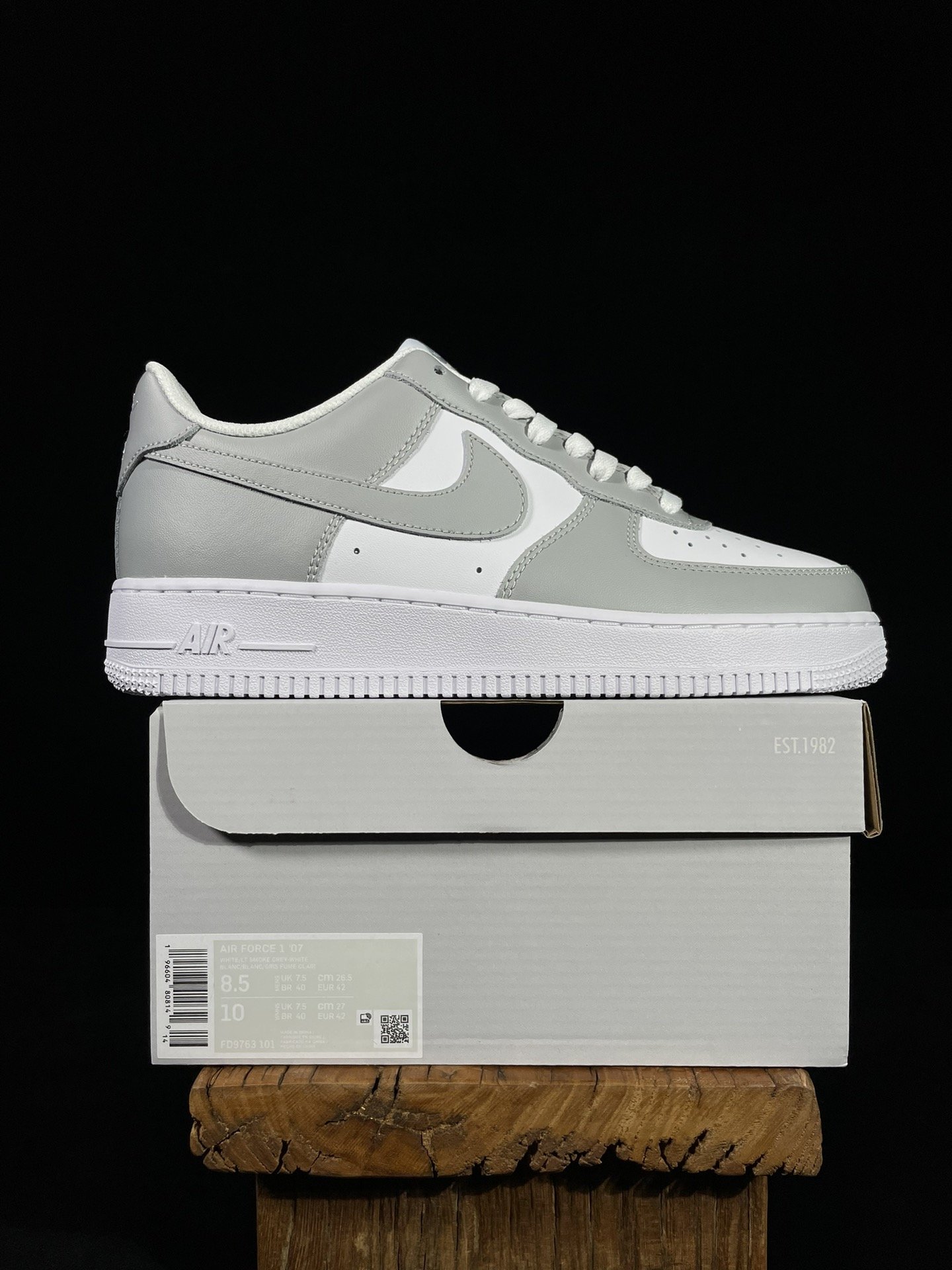 Air Force 1 Low White Grey FD9763 101 Nike 4320 UKRFashion. Nike