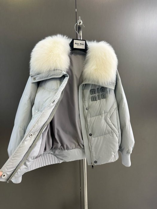 Down jacket from fox fur фото 6