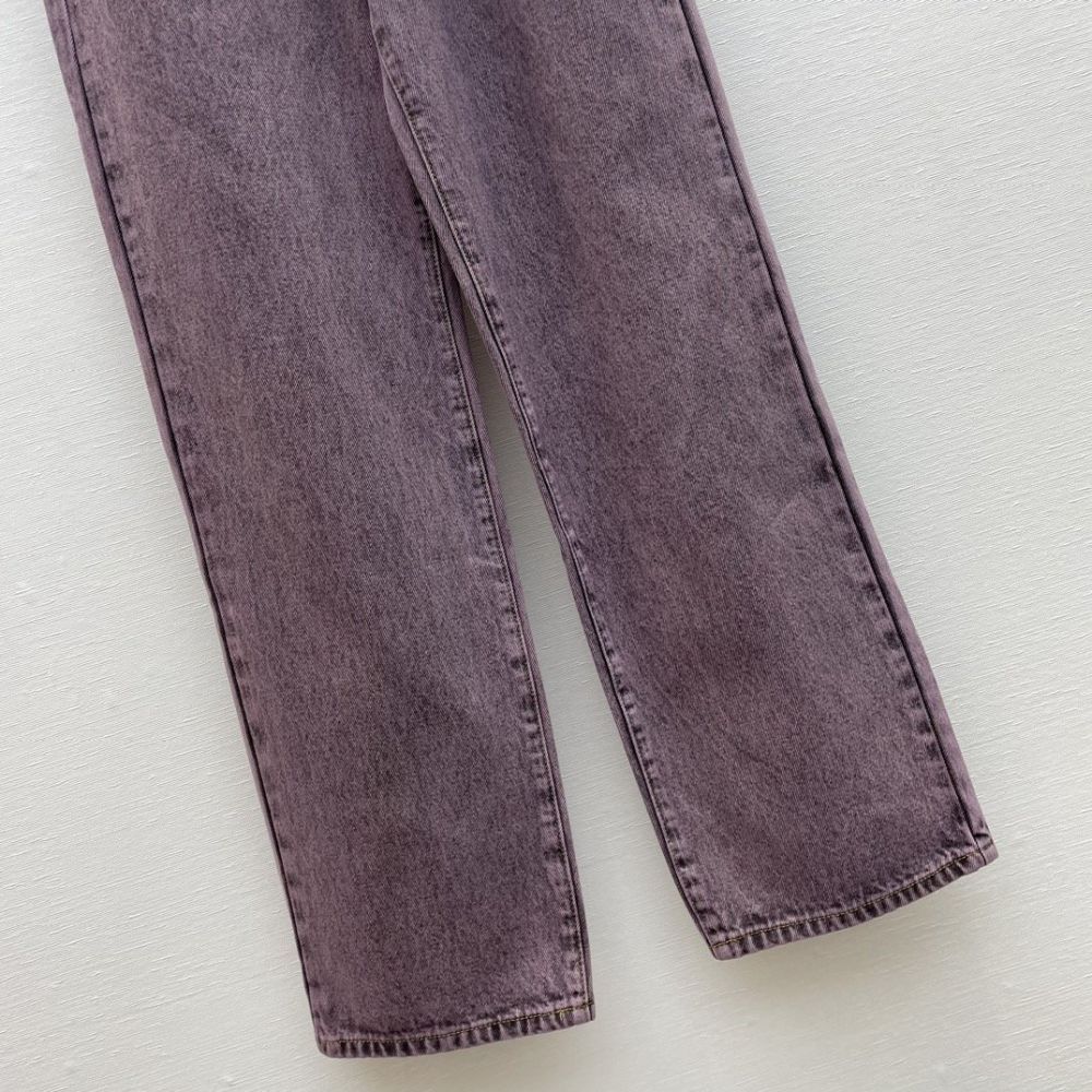 Jeans women's purple фото 5