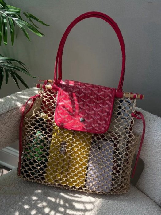 Сумка Goyard Aligre Limited Edition из рафии фото 2