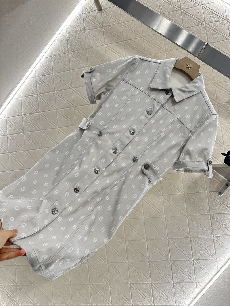 Плаття, Сукня з джинсового тканини з принтом фото 8