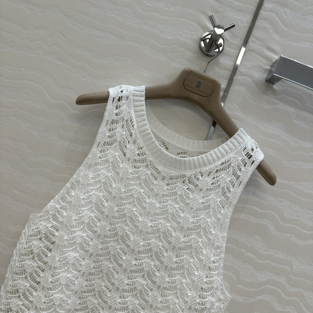 Майка вязаная женская фото 2