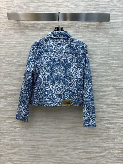 Jacket denim women's Butterfly Paisley фото 8