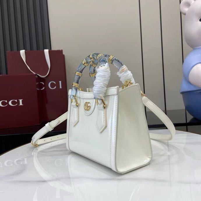 Сумка кожаная Gucci Diana 20 см фото 6