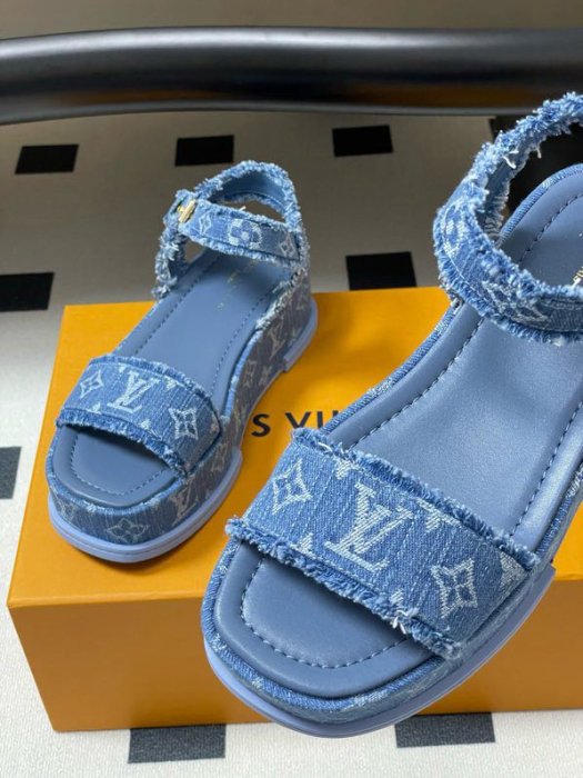 Sandals LV MAYA FLATFORM фото 3