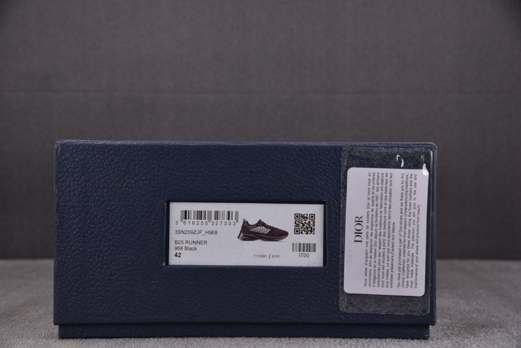 Кроссовки Dior B25 Runner Black фото 6