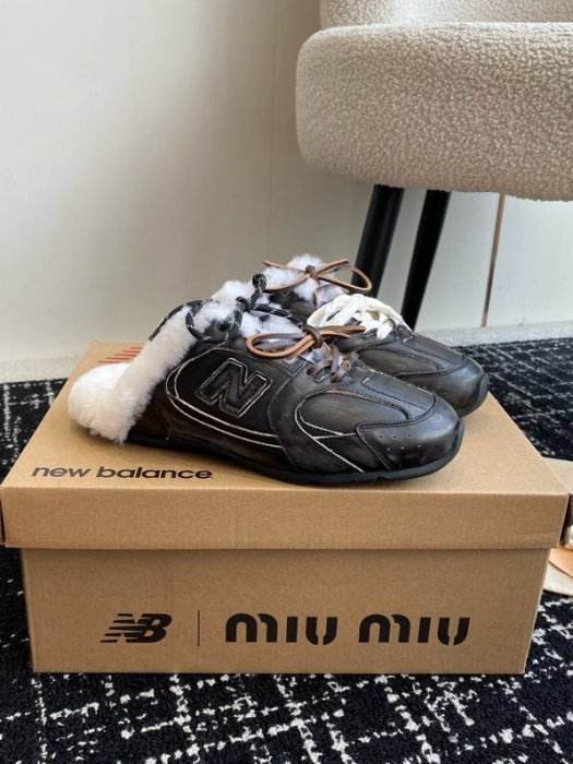 Кросівки мюли New Balance 530 x Miu Miu зимові фото 4