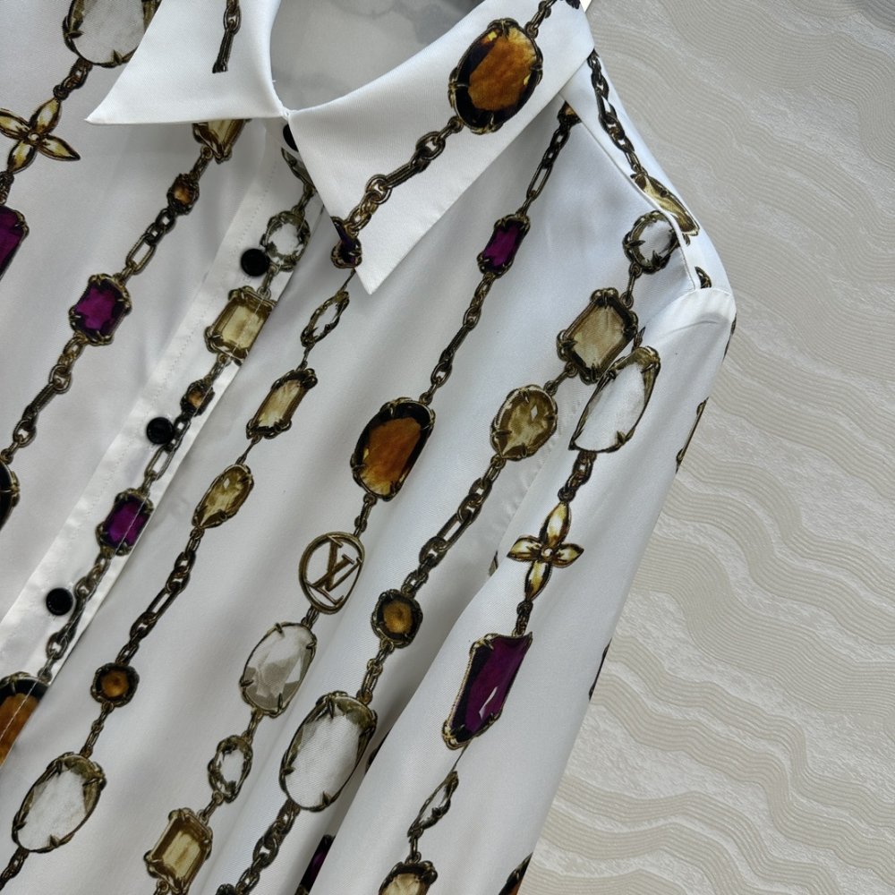 Рубашка шелковая женская фото 3