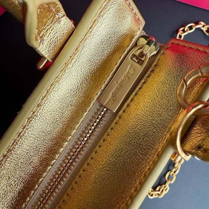 A bag leather women's 15 cm фото 8