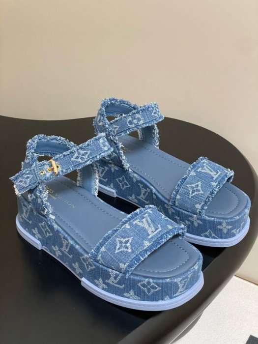 Sandals LV MAYA FLATFORM фото 9