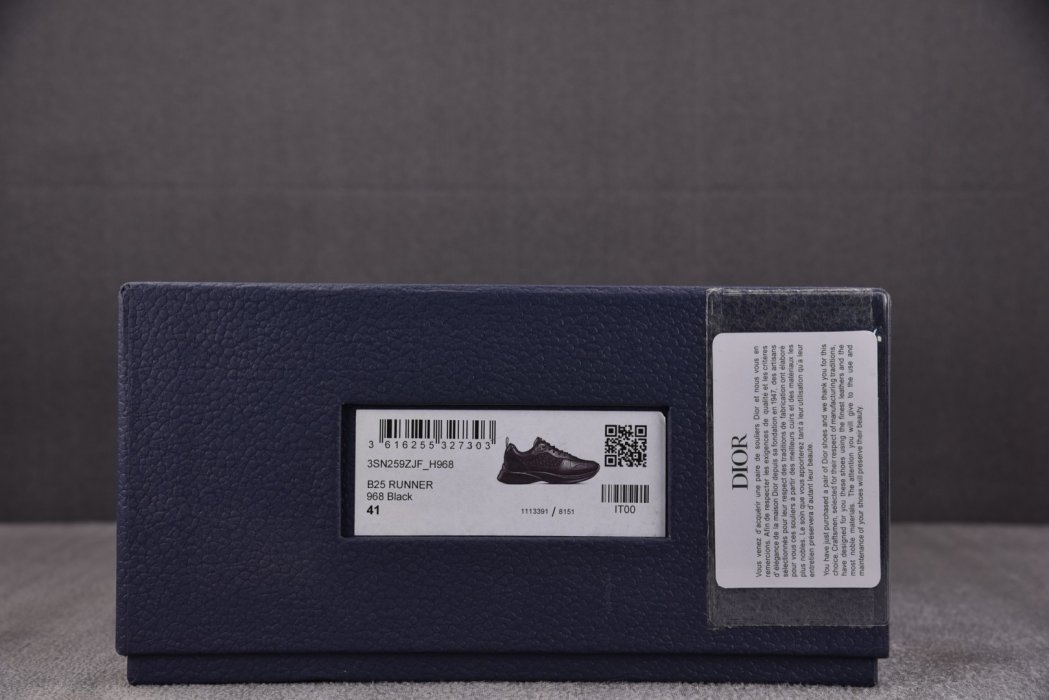 Кроссовки Dior B25 Runner Black фото 6