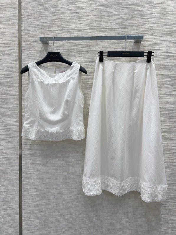 Спідниця лляна біла фото 6