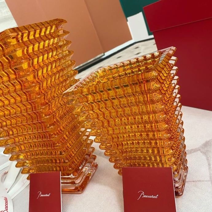 Ваза хрустальная для цветов Бакарат Baccarat Eye Collection 30 см и 20 см фото 2