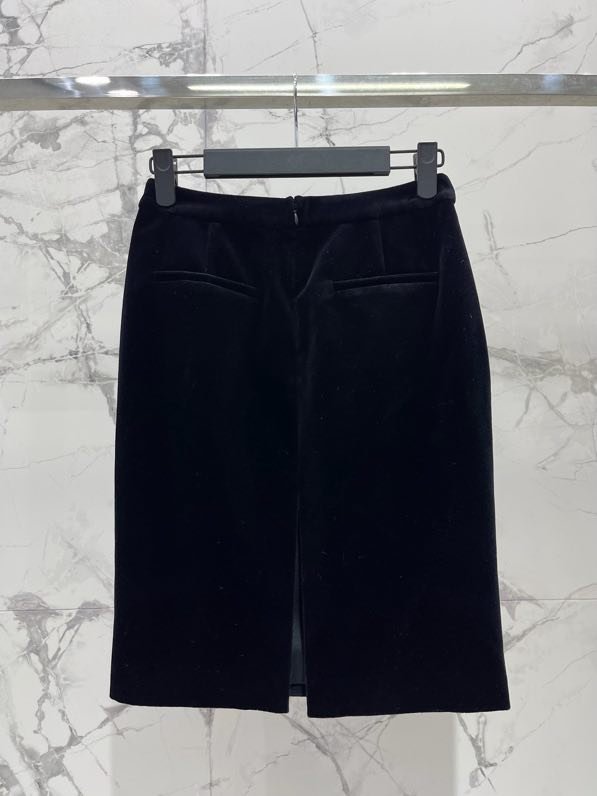 Элегантная бархатная юбка фото 9