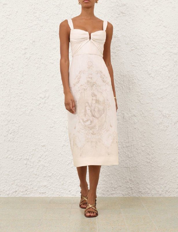 Stylish linseed dress