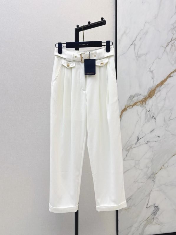 Elegant white pants women's