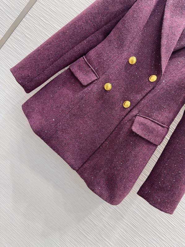 Елегантний вовняний піджак  з паєтками фото 2