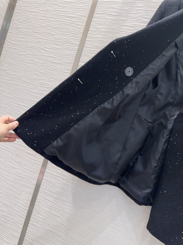 Елегантний вовняний піджак  з паєтками фото 2