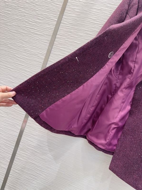 Елегантний вовняний піджак  з паєтками фото 3