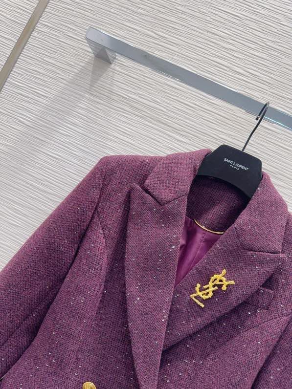 Елегантний вовняний піджак  з паєтками фото 4