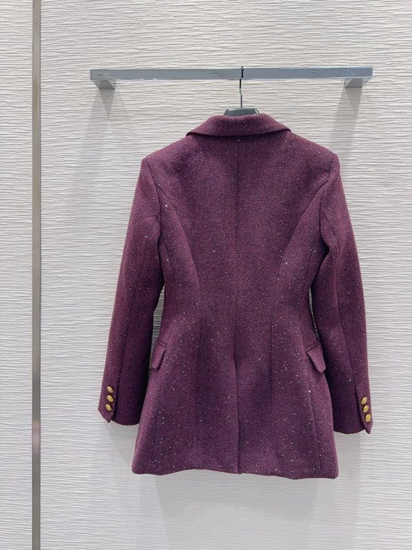 Елегантний вовняний піджак  з паєтками фото 9