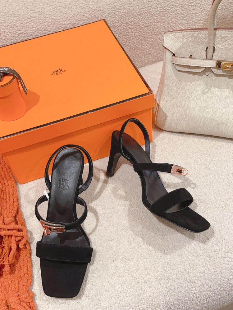 Босоніжки Hermes Glamour на підборах 7.5 см фото 3