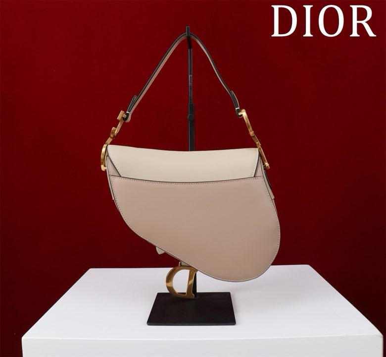 Сумка кожаная Dior Saddle 25 см фото 2