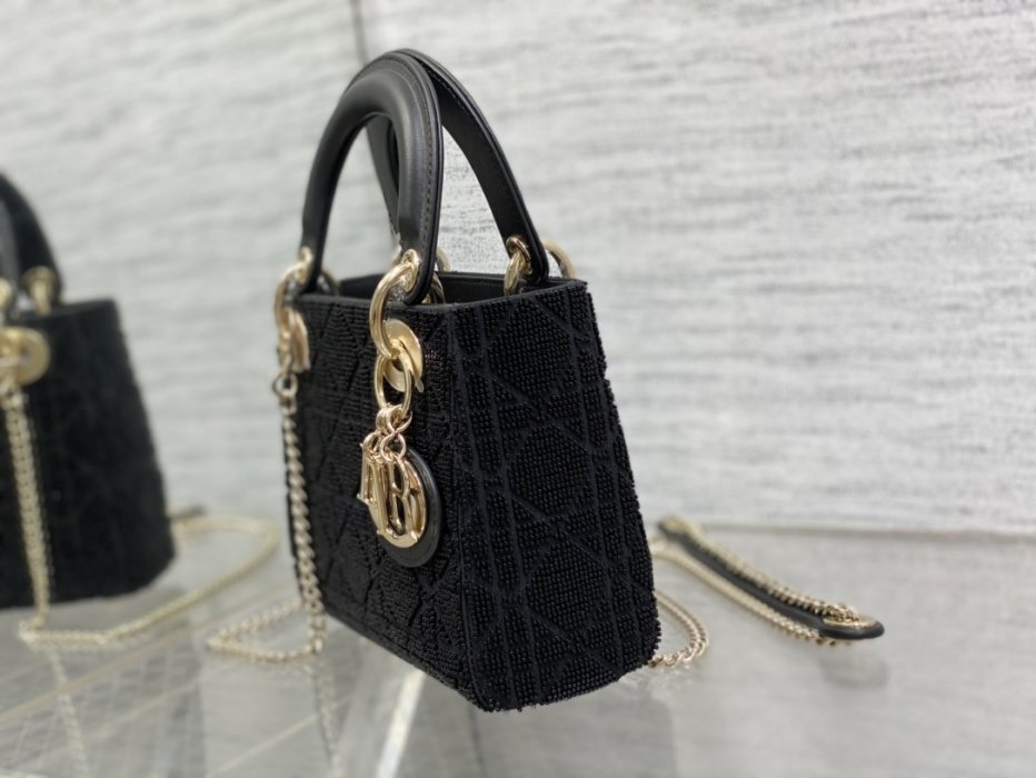 Сумка женская Lady Dior 17 см фото 6