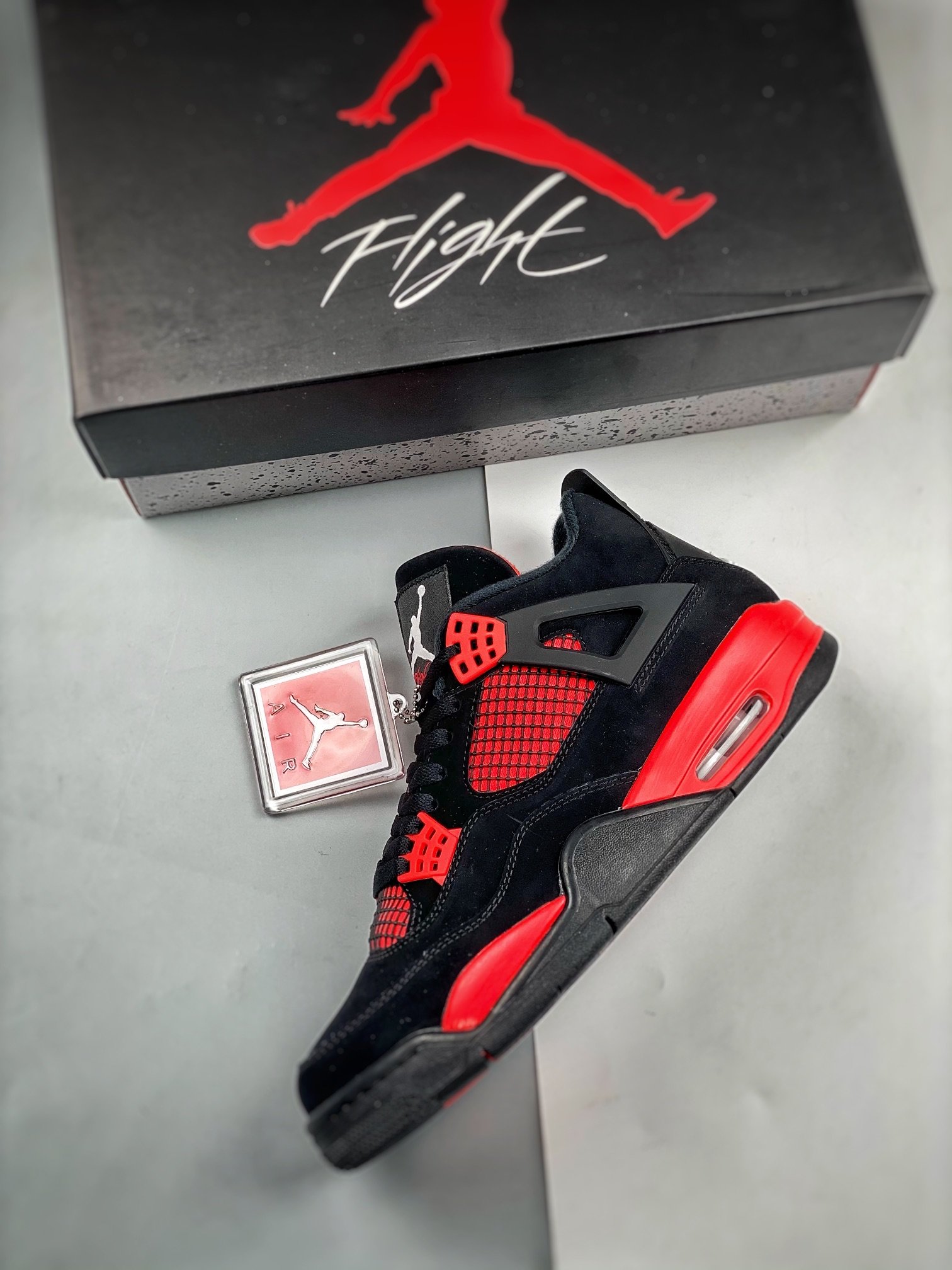 Jordan 4 best sale in red