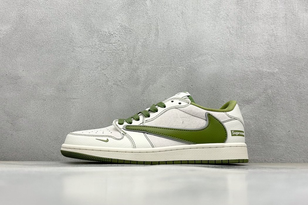 Кроссовки Travis Scott x Nike Air Jordan 1 Low x Supreme