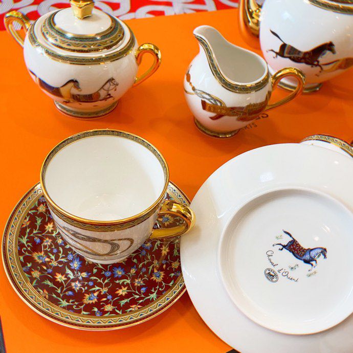 Porcelain coffee service of 15 items фото 5
