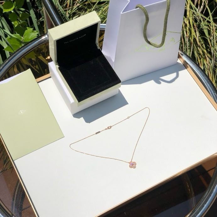 Necklace, pink gold 18 carat фото 8