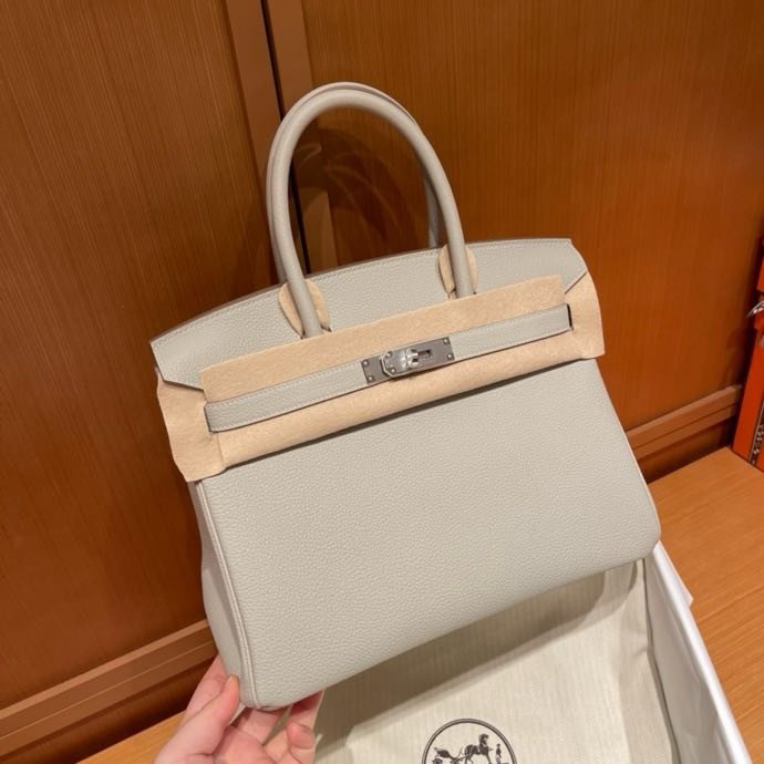 Сумка Birkin 30 в коже Togo фото 6