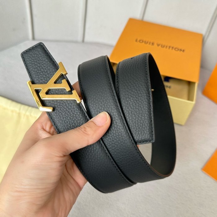 Belt leather bilateral 3.5 cm