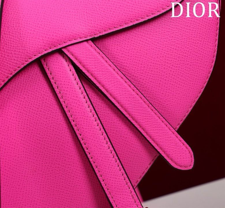 Сумка кожаная Dior Saddle 25 см фото 8