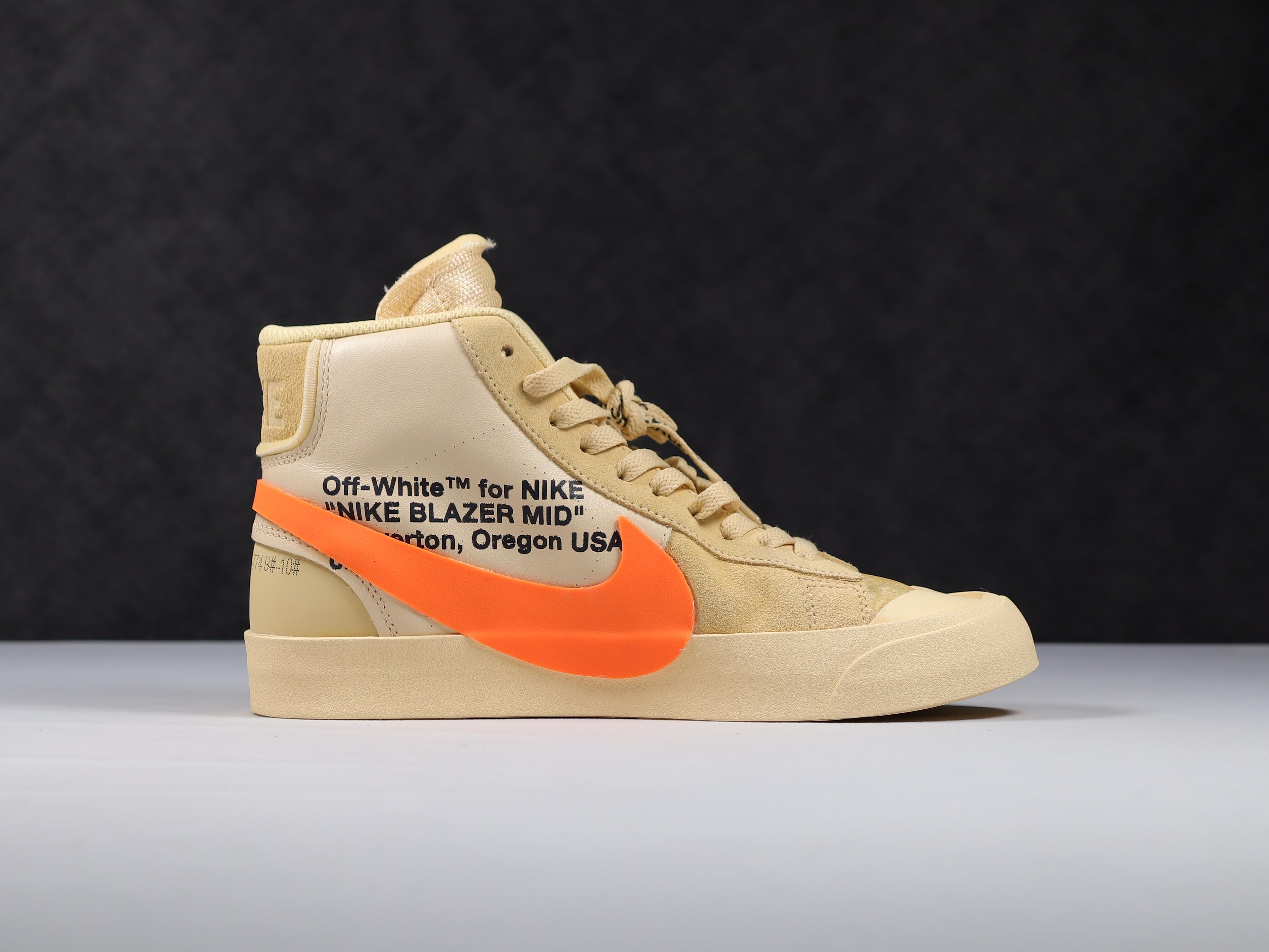 Кроссовки Blazer Mid Off-White All Hallows Eve AA3832-700 фото 4